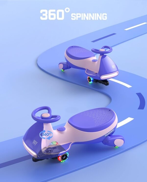 FanttikRide N7 Electric Wiggle Car with Pedal, Ride on Toy - Image 3