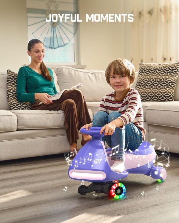 FanttikRide N7 Electric Wiggle Car with Pedal, Ride on Toy - Image 7